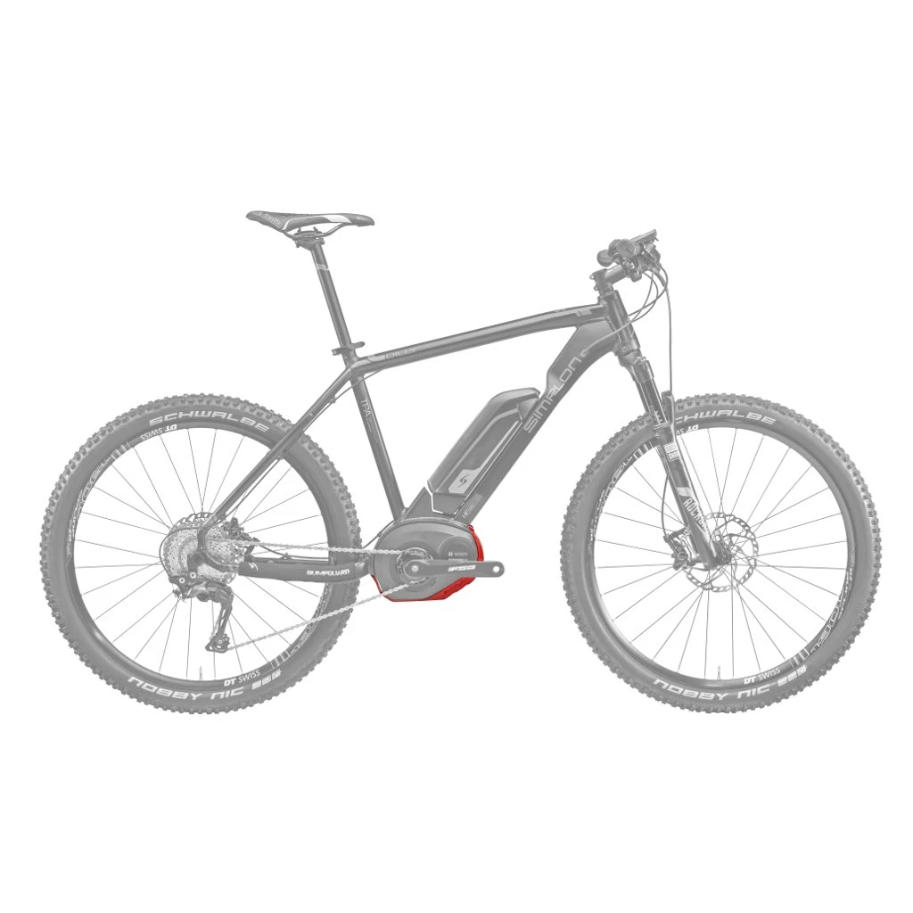 Simplon Rock Guard For E-KIBO / E-Dilly Bosch E-Motor - Red 5 Simplon Rock Guard For E-KIBO / E-Dilly Bosch E-Motor - Red - Afbeelding 3