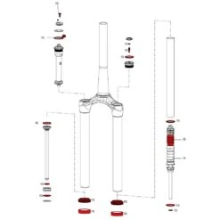 RockShox Service Kit Full Sektor Silver Solo Air - 11.4018.036.000 -ROCKSHOX Verkoopwinkel 185247 02 d 339165