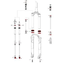 RockShox Service Kit For SID XX/RL B1 - 00.4315.032.613