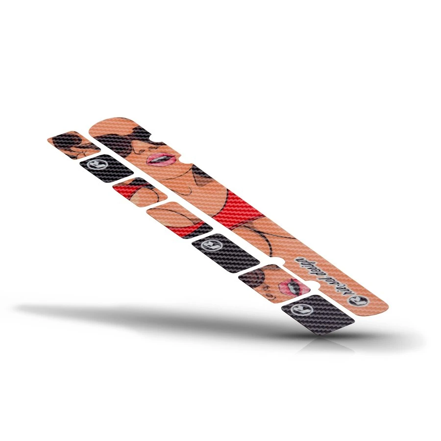 Rie:sel Design Chain:guard Set - Chainstays Protective Film - Carbon Girl 3 Rie:sel Design Chain:guard Set - Chainstays Protective Film - Carbon Girl