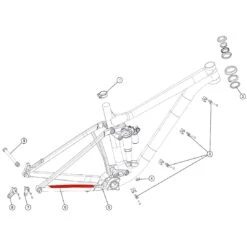 BMC Chainstay Protector For Trailfox 02 / 03 (MY 2018) - 301186 - Black