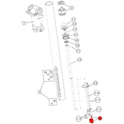BMC Spoke & Glider Kit For Trailsync Seatpost - 301219