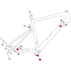 BMC Cable Guide #17 For Roadmachine 03 (as From 2017) - 300681