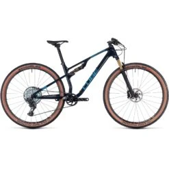 CUBE AMS ZERO99 C:68X SLT - 29" Carbon Mountainbike - 2023 - Liquidblue / Blue