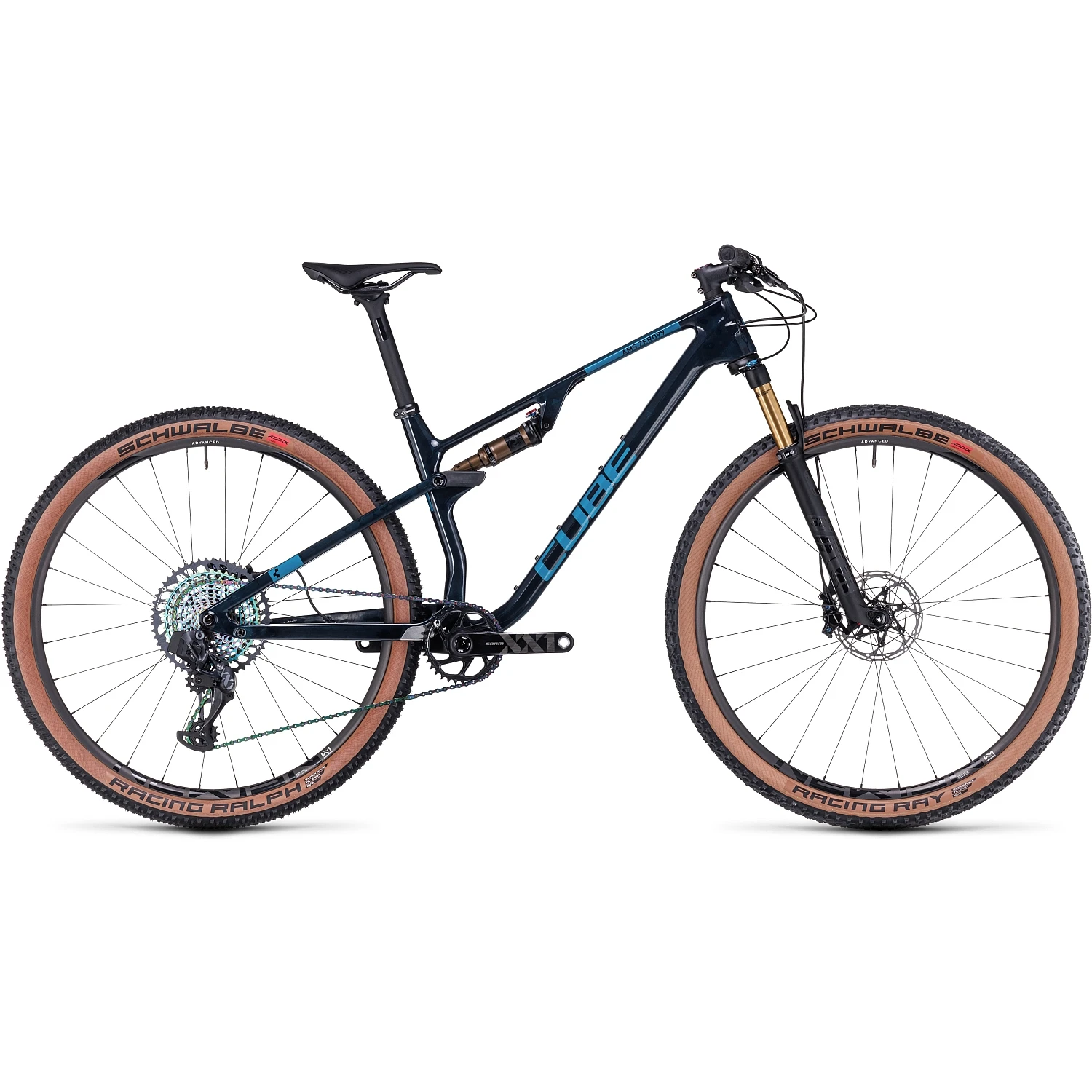 CUBE AMS ZERO99 C:68X SLT - 29" Carbon Mountainbike - 2023 - Liquidblue / Blue 3 CUBE AMS ZERO99 C:68X SLT - 29" Carbon Mountainbike - 2023 - Liquidblue / Blue