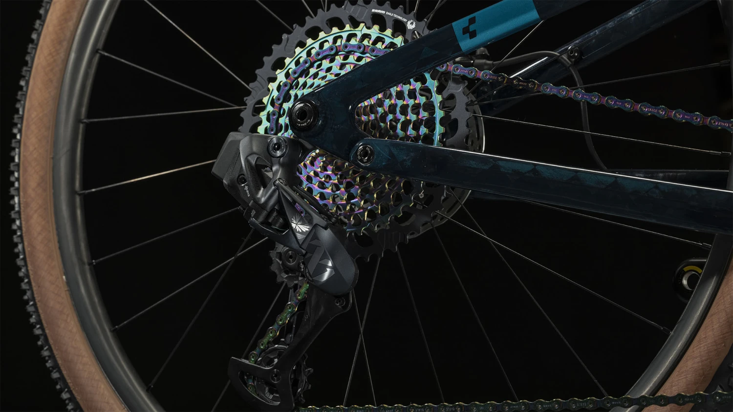 CUBE AMS ZERO99 C:68X SLT - 29" Carbon Mountainbike - 2023 - Liquidblue / Blue 11 CUBE AMS ZERO99 C:68X SLT - 29" Carbon Mountainbike - 2023 - Liquidblue / Blue - Afbeelding 9