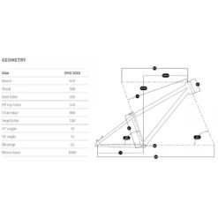 Dartmoor STREETFIGHTER- 26" Dirtbike Frame - 2022 - Matt Steel Blue -ROCKSHOX Verkoopwinkel dartmoor streetfighter geo 1146012