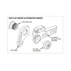 Salsa Stormchaser Gravel 650B / 700C Frameset - 2023 - Zwart -ROCKSHOX Verkoopwinkel dropout 836072