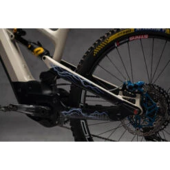 DYEDBRO Frame Protection Kit Lightning E-BIKE - Blue Matte -ROCKSHOX Verkoopwinkel dyedbro e lightning chainstays 1223994