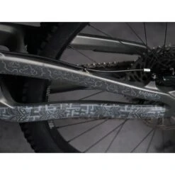 DYEDBRO Beschermfolie Voor Het Frame - Aotearoa - White Matte -ROCKSHOX Verkoopwinkel dyedbro frame protection kit aotearoa white matte 5 1493593