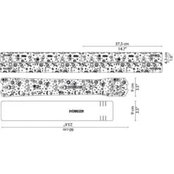 DYEDBRO Beschermfolie Voor Het Frame - Space Trip - Black Gloss