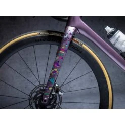 DYEDBRO Gravel Frame Protection Kit UNICORN - Glitter Matte -ROCKSHOX Verkoopwinkel dyedbro gravel unicorn 3 1245812
