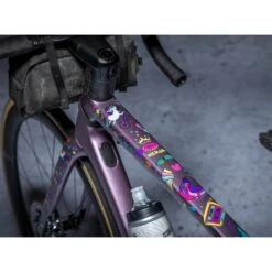 DYEDBRO Gravel Frame Protection Kit UNICORN - Glitter Matte -ROCKSHOX Verkoopwinkel dyedbro gravel unicorn 5 1245814