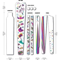 DYEDBRO Gravel Frame Protection Kit UNICORN - Glitter Matte