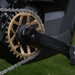 E-thirteen E*thirteen Helix Race E*spec Crankarm | 24mm ISIS - Zwart -ROCKSHOX Verkoopwinkel e13 helix race e spec crank black mounted 1496020