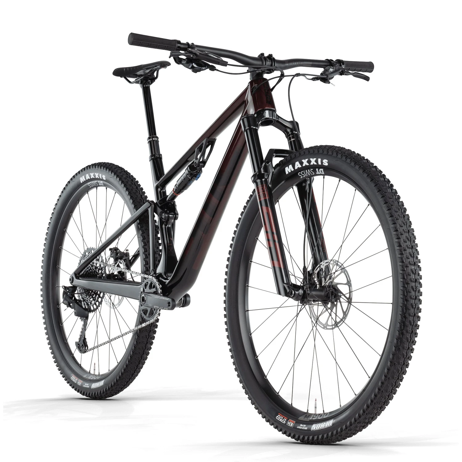 BMC FOURSTROKE LT ONE - 29" Carbon Mountainbike - 2024 - Bordeaux Red / Black 5 BMC FOURSTROKE LT ONE - 29" Carbon Mountainbike - 2024 - Bordeaux Red / Black - Afbeelding 3