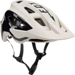 Fox Racing FOX Speedframe Pro MIPS Helm - Blocked - Vintage White