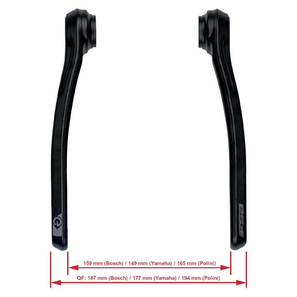 FSA E-Bike Crank Arms For Bosch Gen 3/4 / Yamaha PW-X / Polini - ISIS - CK-762/IS Wider 5 FSA E-Bike Crank Arms For Bosch Gen 3/4 / Yamaha PW-X / Polini - ISIS - CK-762/IS Wider - Afbeelding 3
