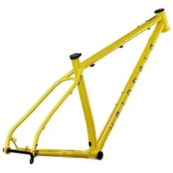 Veloheld IRON - 27.5+/29" MTB Frame - 2022 - JPM Yellow -ROCKSHOX Verkoopwinkel geo iron frame yellow 3 1234989