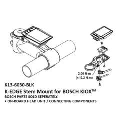 K-Edge BOSCH Kiox Stem Mount 31,8mm - Black -ROCKSHOX Verkoopwinkel k edge bosch kiox stem e bike mount 5 1127574