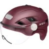 KED B-Vis X-Lite Helm - Dark Merlot Matt -ROCKSHOX Verkoopwinkel ked bike helmets b vis x lite dark merlot matt 1 937056