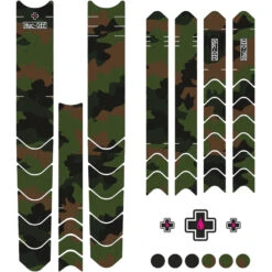 Muc-Off Frame Beschermingsset E-MTB - Camo Black/green -ROCKSHOX Verkoopwinkel muc off frame protection kit e mtb camo black green 1 1489860
