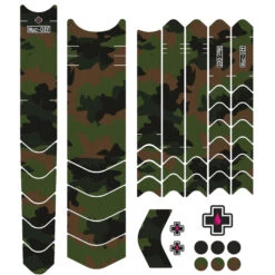 Muc-Off Frame Beschermingsset E-MTB - Camo Black/green -ROCKSHOX Verkoopwinkel muc off frame protection kit e mtb camo black green 2 1489861