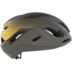 Oakley ARO5 Race EU Fietshelm - Dark Gray/Light Curry -ROCKSHOX Verkoopwinkel oakley aro5 race eu helmet dark gray light crry 3 1324184