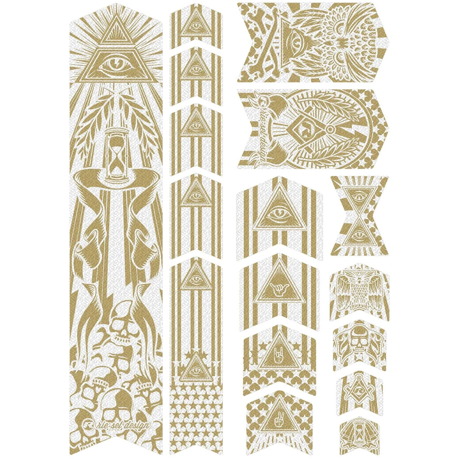 Rie:sel Design Frame:guard Beschermfolie Voor Het Frame - Illuminati Gold 3 Rie:sel Design Frame:guard Beschermfolie Voor Het Frame - Illuminati Gold