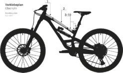 Unleazhed Frame Unscratch Bp01-F Frame Protection Tape - Empire Black Glossy -ROCKSHOX Verkoopwinkel unleazhed bp01 empire f 1022115